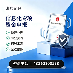 贵阳信息化专项资金申报服务